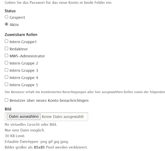 Rechtes Menü 